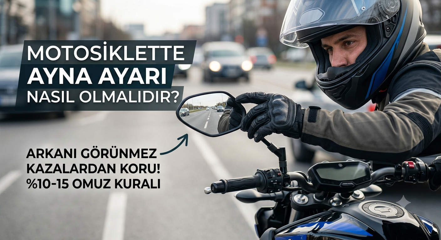 Motosiklette Ayna Ayarı Nasıl Olmalıdır? Güvenli Sürüşün Gizli Kahramanı