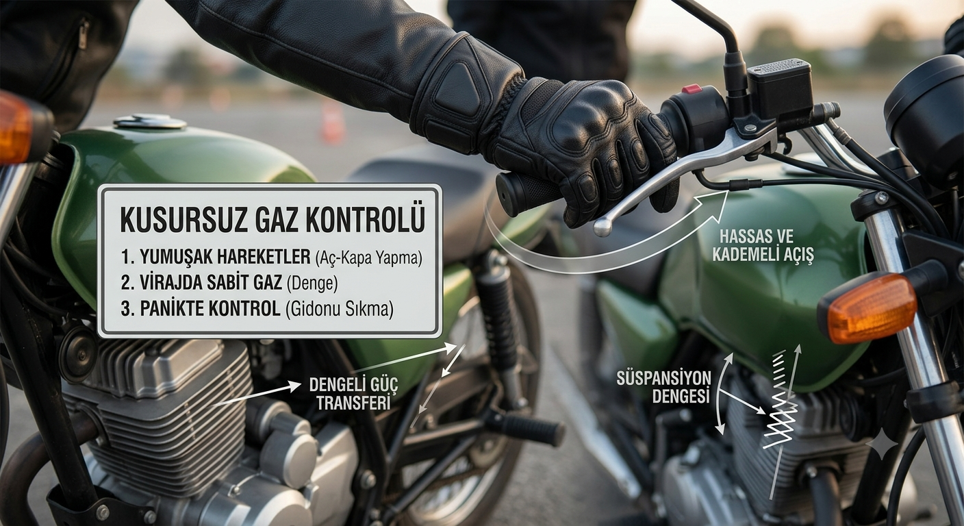Motosiklette Ustalığın Sırrı: Kusursuz Gaz Kontrolü